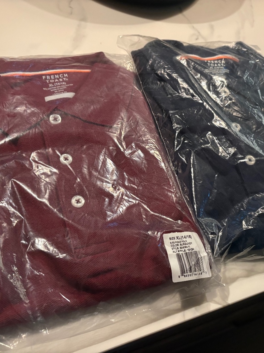 French toast boys XL polos (2)